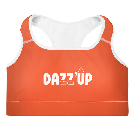 Dazz’Up Padded Sports Bra | Orange Dazz'Up Store