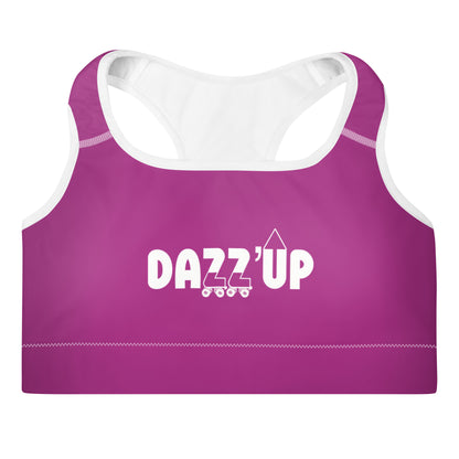 Dazz’Up Rollerskates Sports Bra | Purple Dazz'Up Store