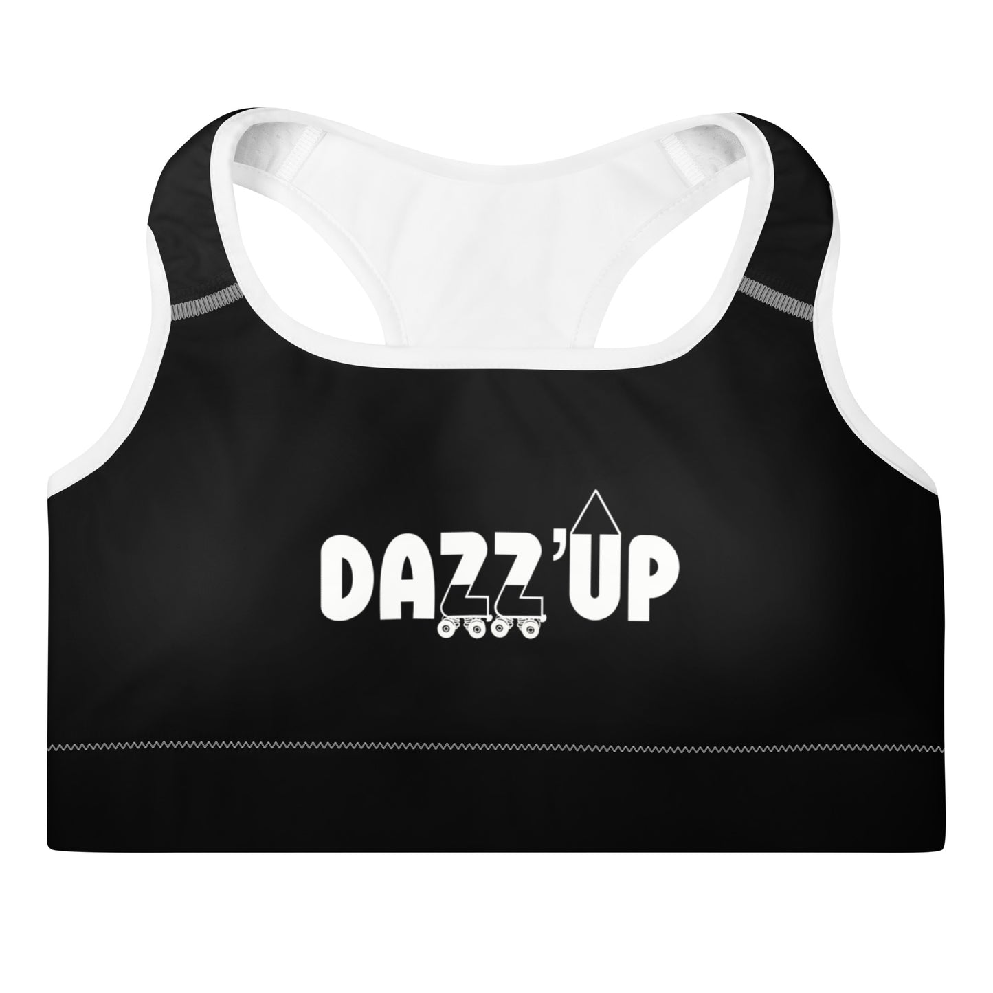 Dazz’Up Rollerskates Sports Bra | Black Dazz'Up Store