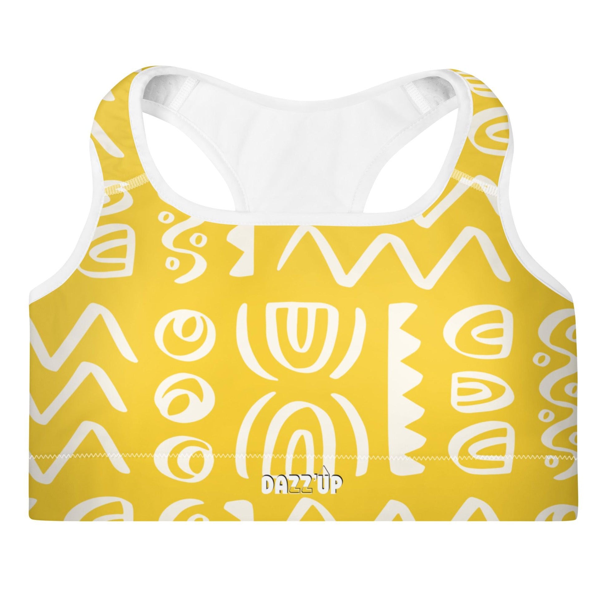 Symbol Sports Bra | Yellow Dazz'Up Store