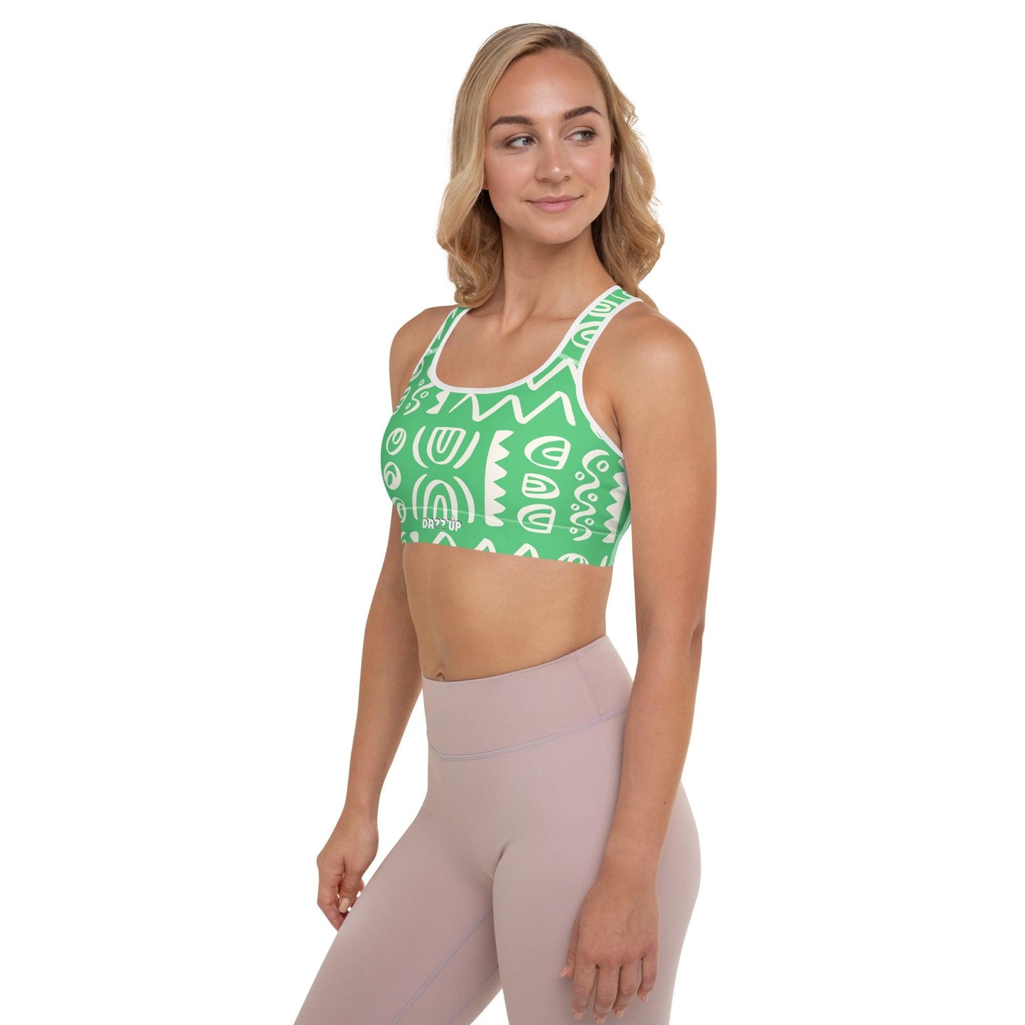 Symbol Sports Bra |  Green Dazz'Up Store