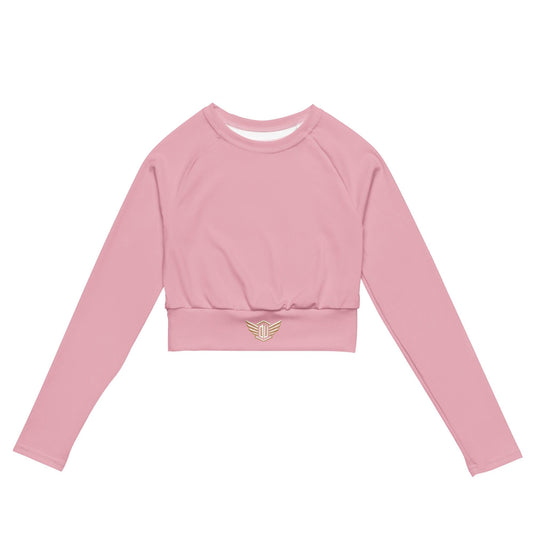 Long Sleeves Crop Top | Soft Pink Dazz'Up Store