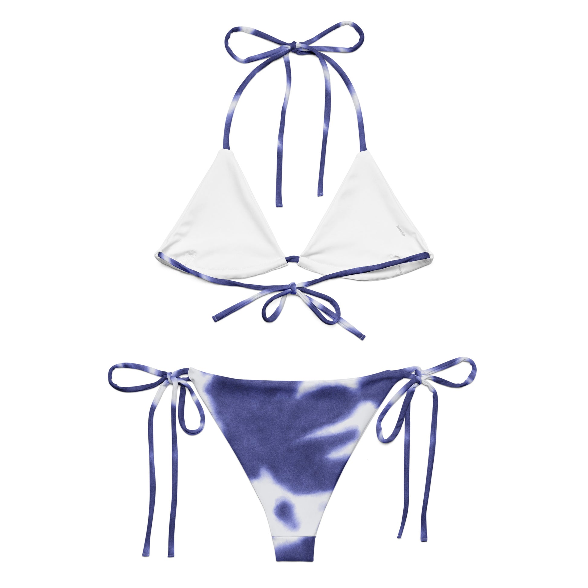 Blue Tie-Dye String Bikini | Eco-Friendly Dazz'Up Store