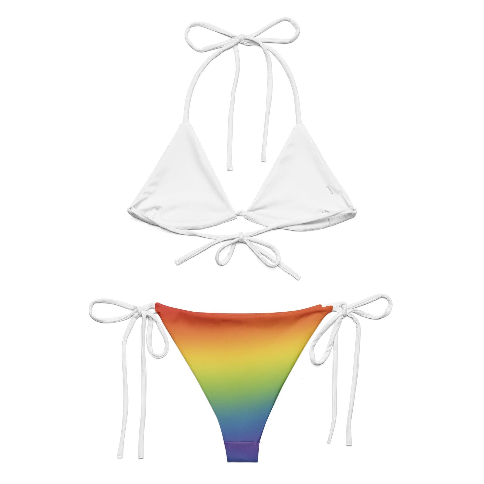 Rainbow String Bikini Set | Eco-Friendly Dazz'Up Store