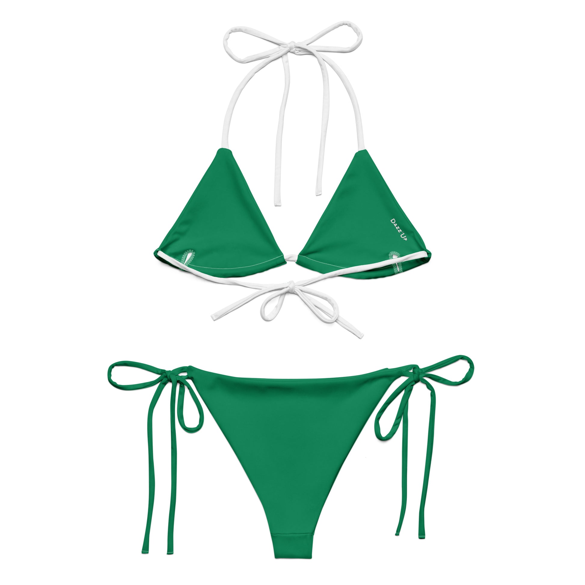 Nigeria Flag String Bikini Set | Eco-Friendly Dazz'Up Store