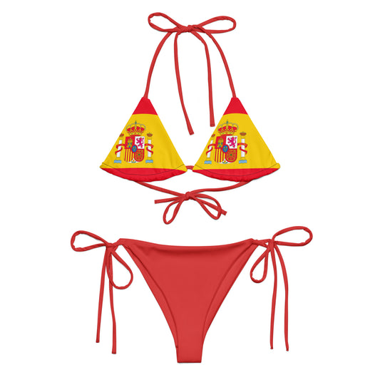 España Flag Bikini String | Eco-Friendly Dazz'Up Store