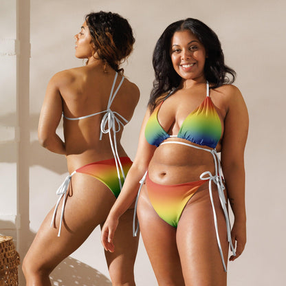 Rainbow String Bikini Set | Eco-Friendly Dazz'Up Store