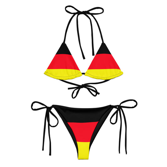 Germany Flag String Bikini Set | Eco-Friendly Dazz'Up Store