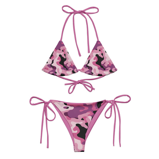 All-over print recycled string bikini Dazz'Up Store