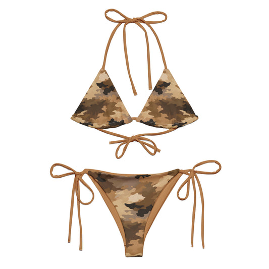 Camouflage Sand String Bikini Set | Eco-Friendly Dazz'Up Store