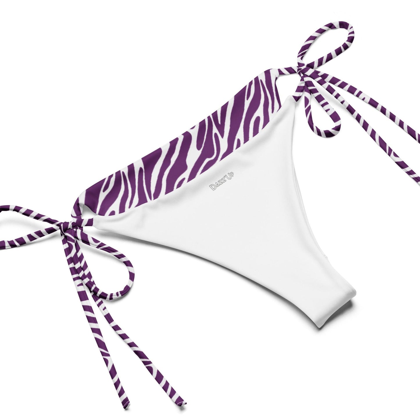 Purple Zebra String Bikini Set | Eco-Friendly Dazz'Up Store