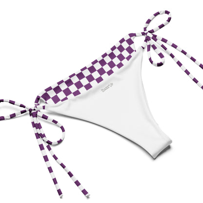 String Bikini Set | Checkered | Purple Dazz'Up Store