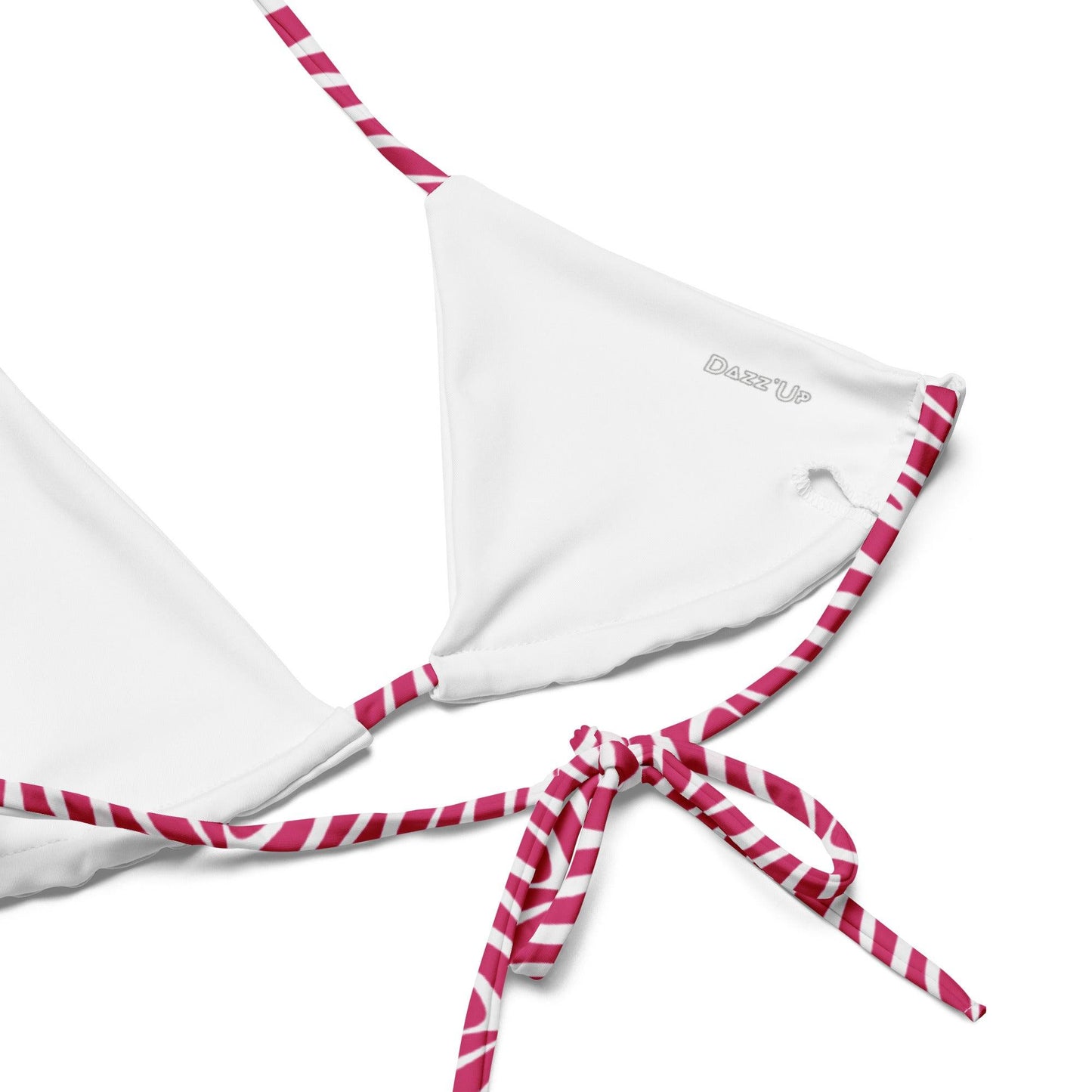 Pink Zebra String Bikini Set | Eco-Friendly Dazz'Up Store