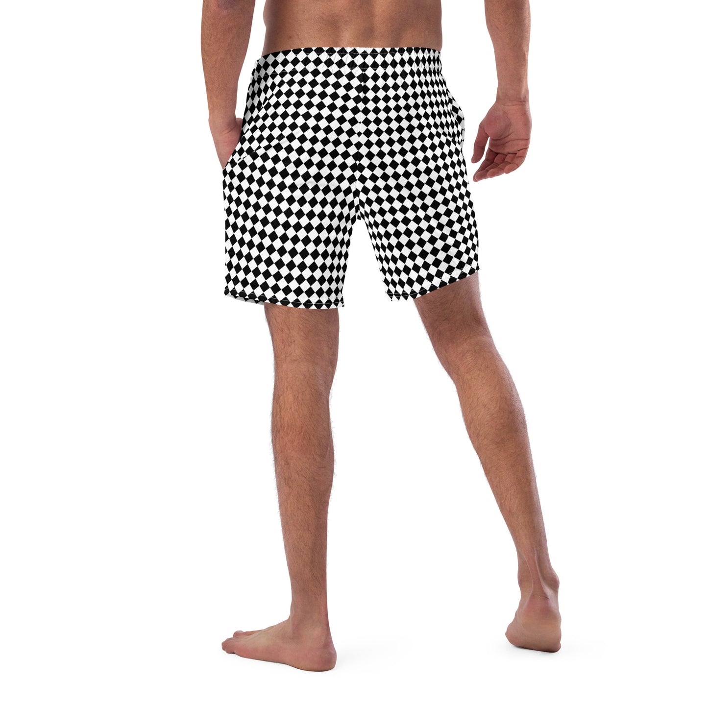 Checkered Swim Shorts | Eco-Friendly Dazz'Up Store