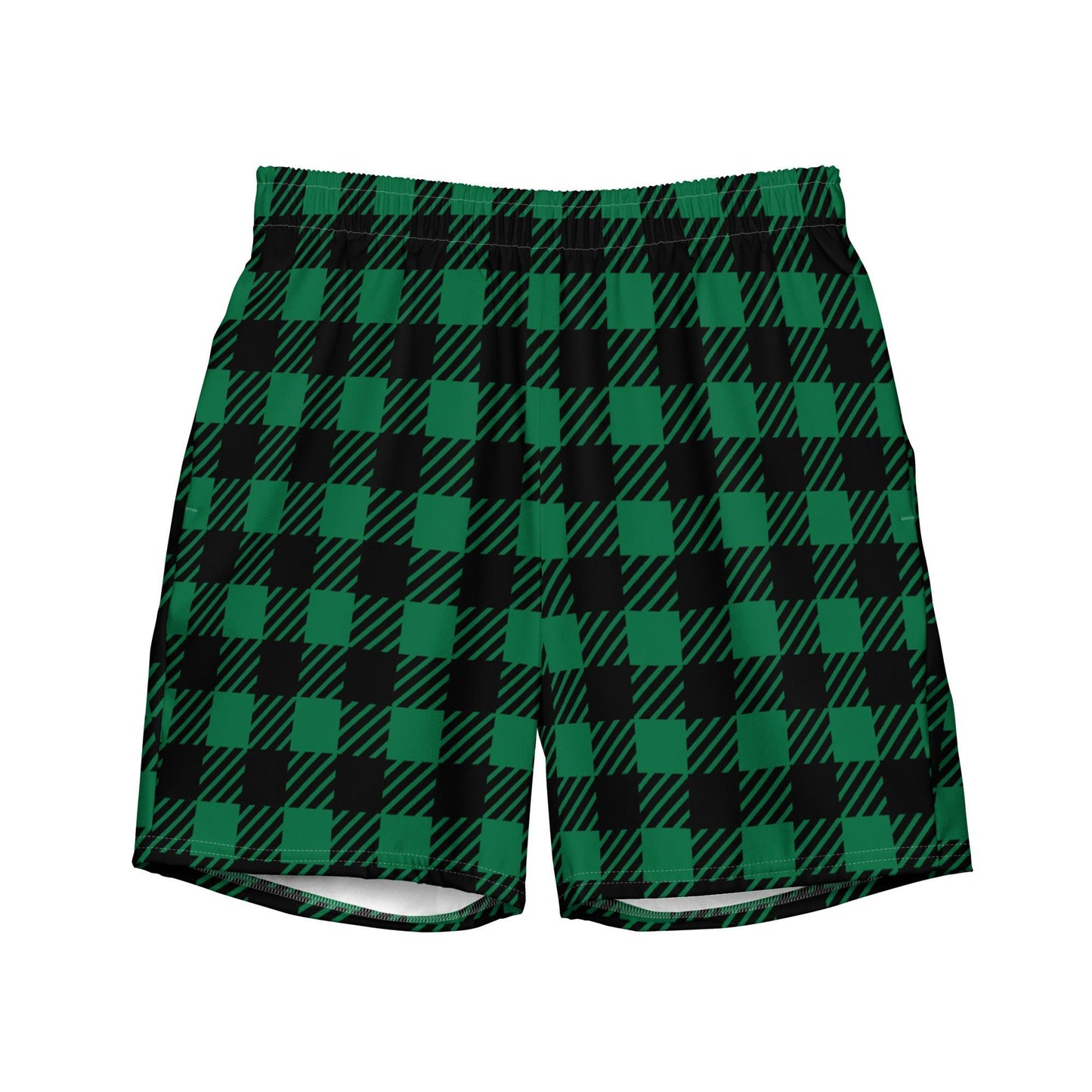 Swim Shorts | Green Plaid Dazz'Up Store