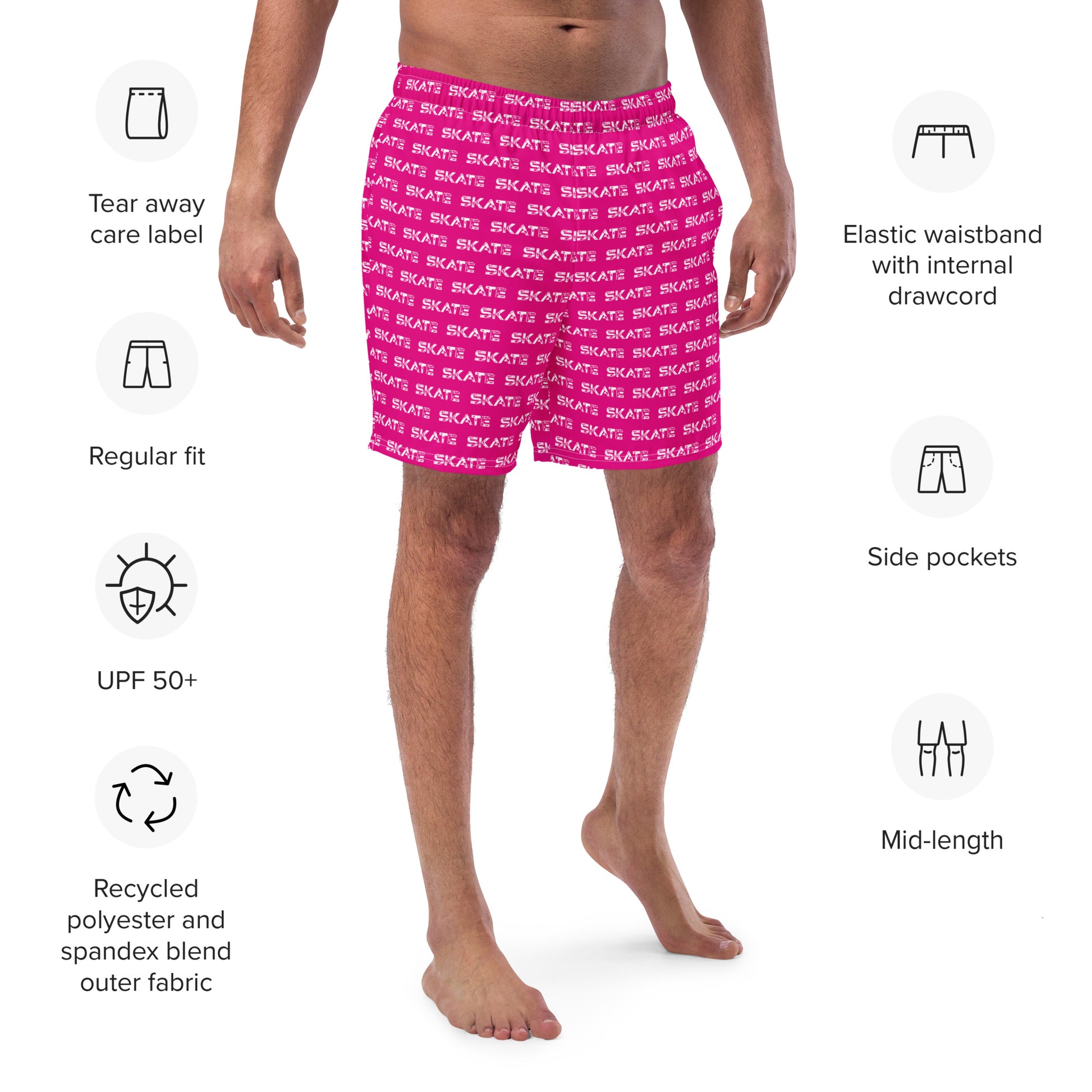 Swim Short | Skate Pink Dazz'Up Store