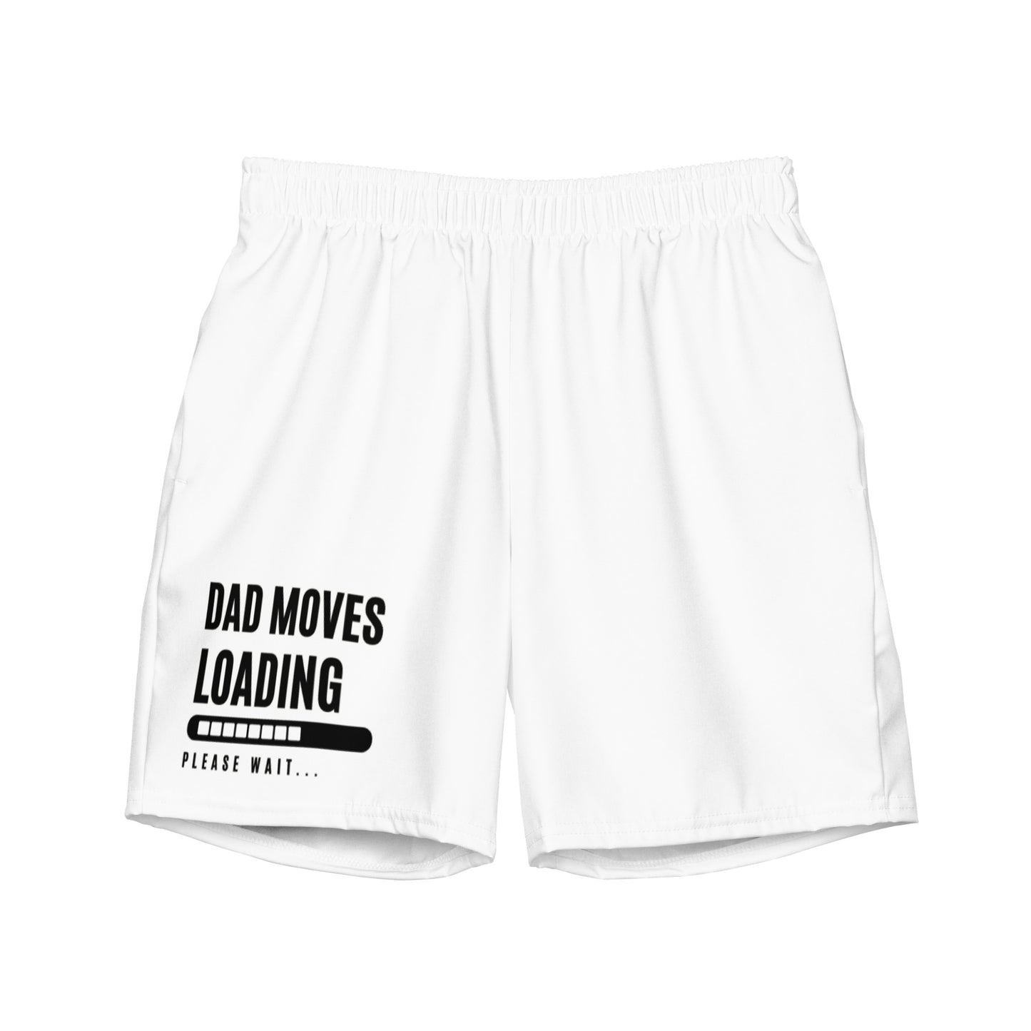 White Swim Short | Dad moves loading | Eco-Friendly - Dazz'Up Store