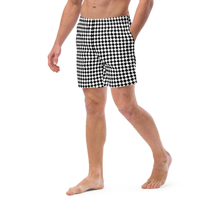 Checkered Swim Shorts | Eco-Friendly Dazz'Up Store