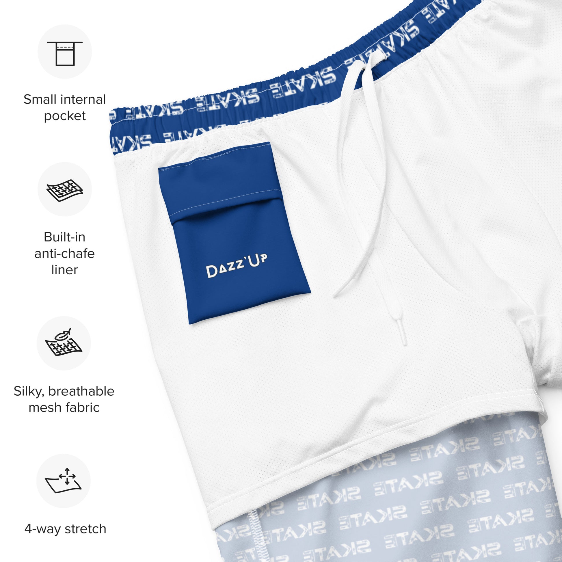 Swim Short | Skate Blue Dazz'Up Store