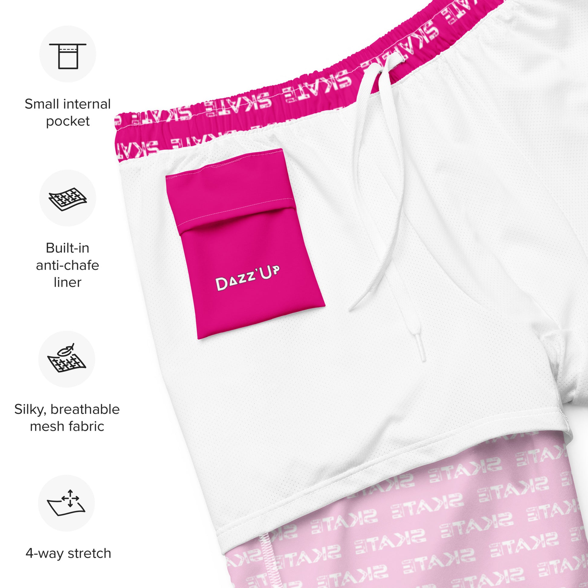 Swim Short | Skate Pink Dazz'Up Store