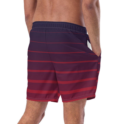 Eco-Friendly Swim Shorts | Purple Red Dazz'Up Store