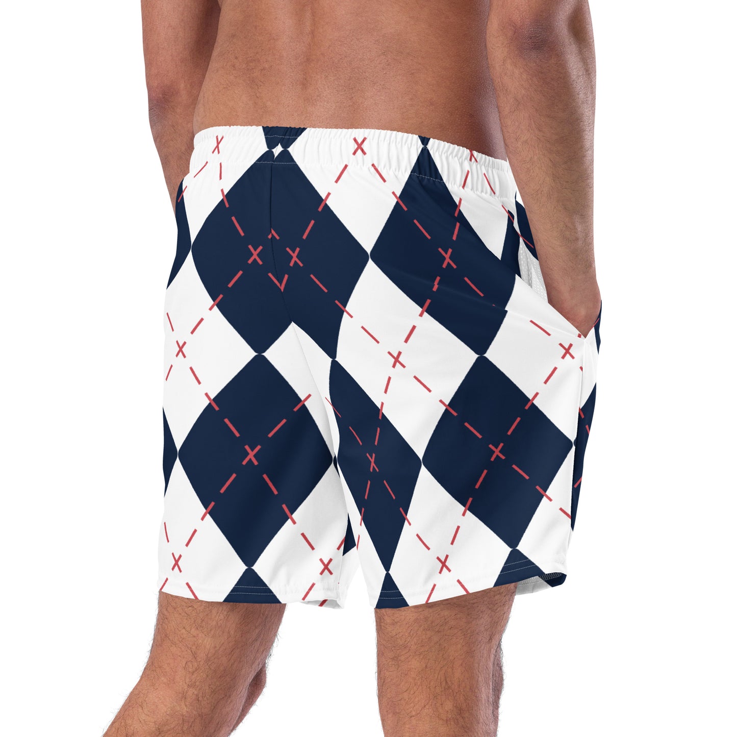 Swim Shorts | Diamond Checkboard Dazz'Up Store