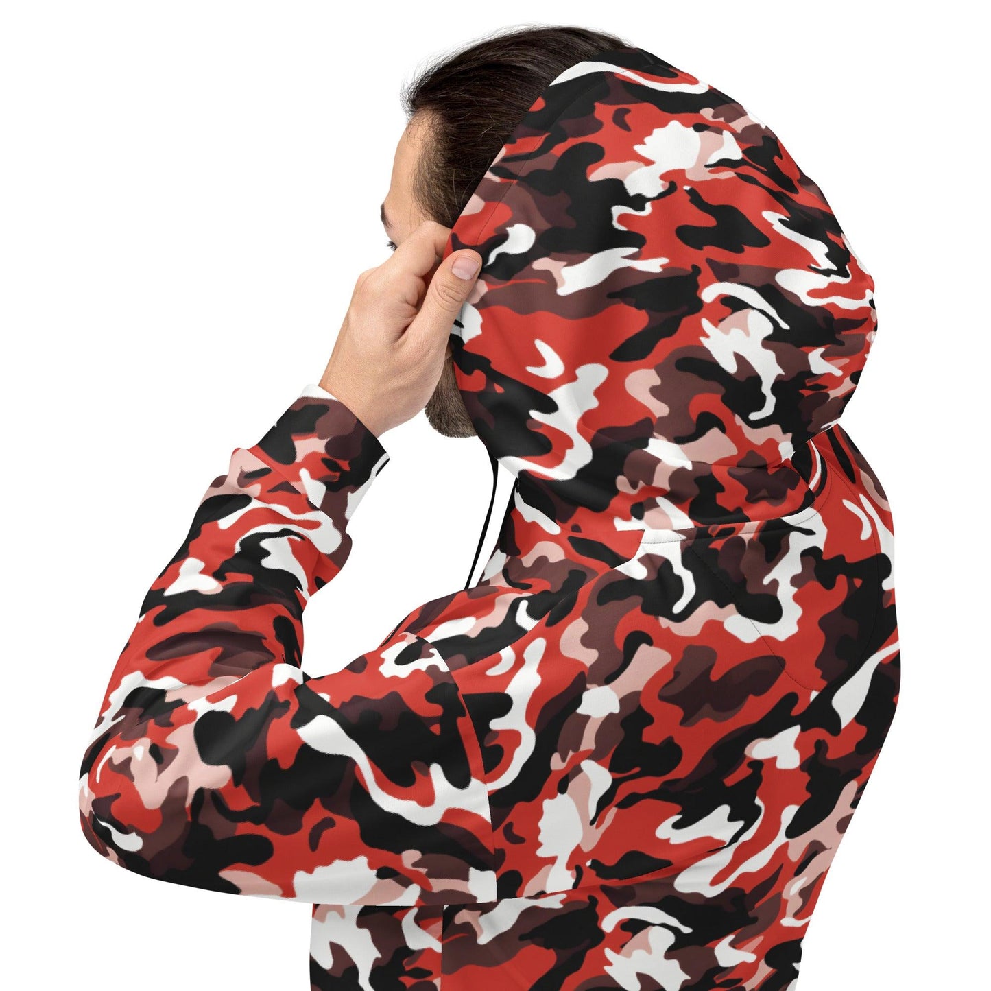 Unisex Hoodie | Camouflage Red Dazz'Up Store