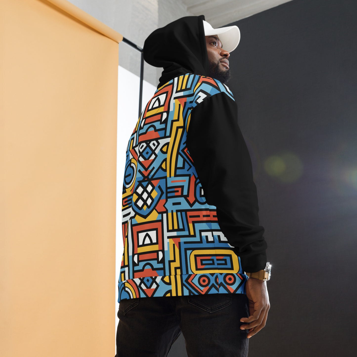 Unisex Hoodie | Ndebele 1 | Black Dazz'Up Store