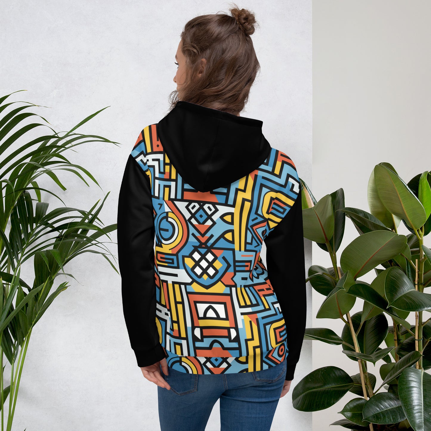 Unisex Hoodie | Ndebele 1 | Black Dazz'Up Store