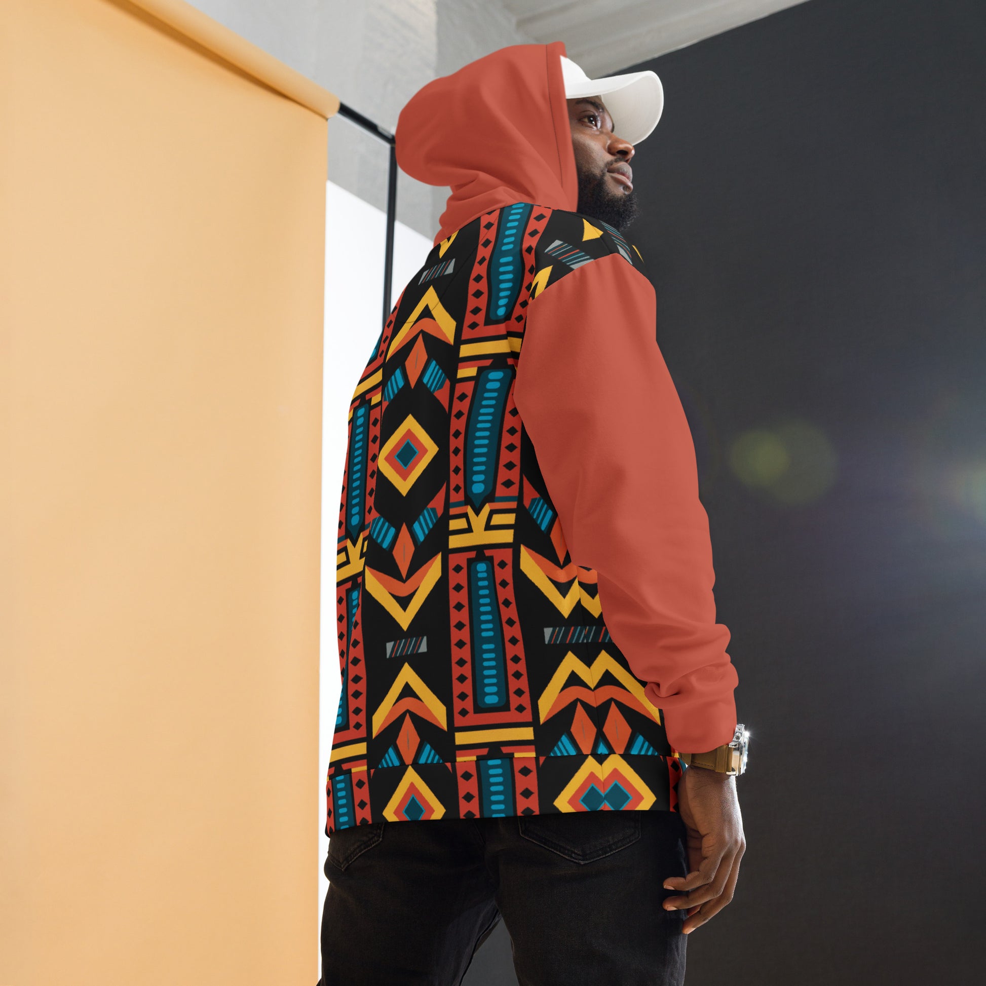 Unisex Hoodie. | Ndebele 2 | Red Dazz'Up Store