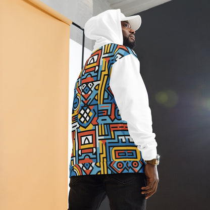 Unisex Hoodie | Ndebele 1 | White Dazz'Up Store