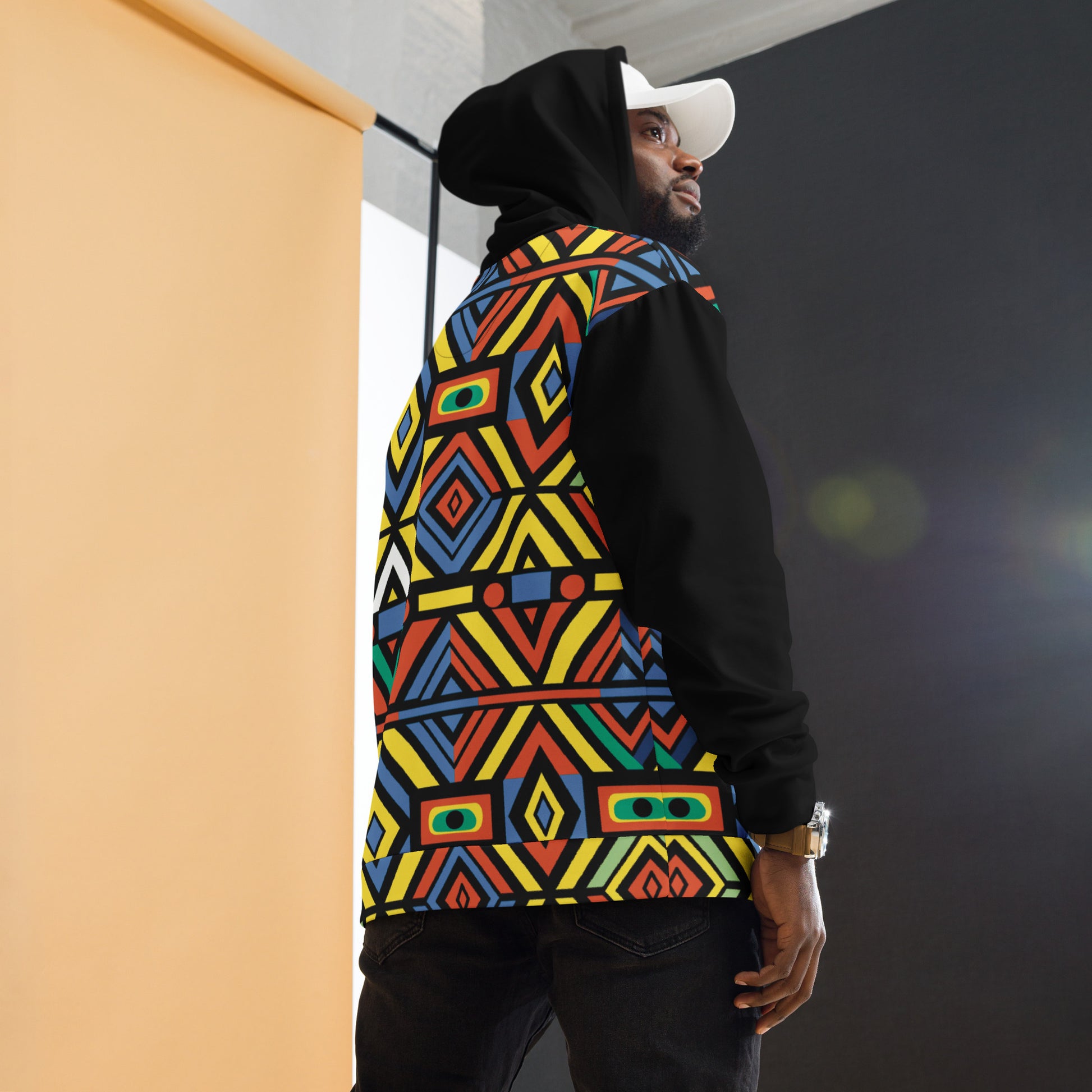 Unisex Hoodie | Afro Print Ndebele 3 | Dazz'Up Store