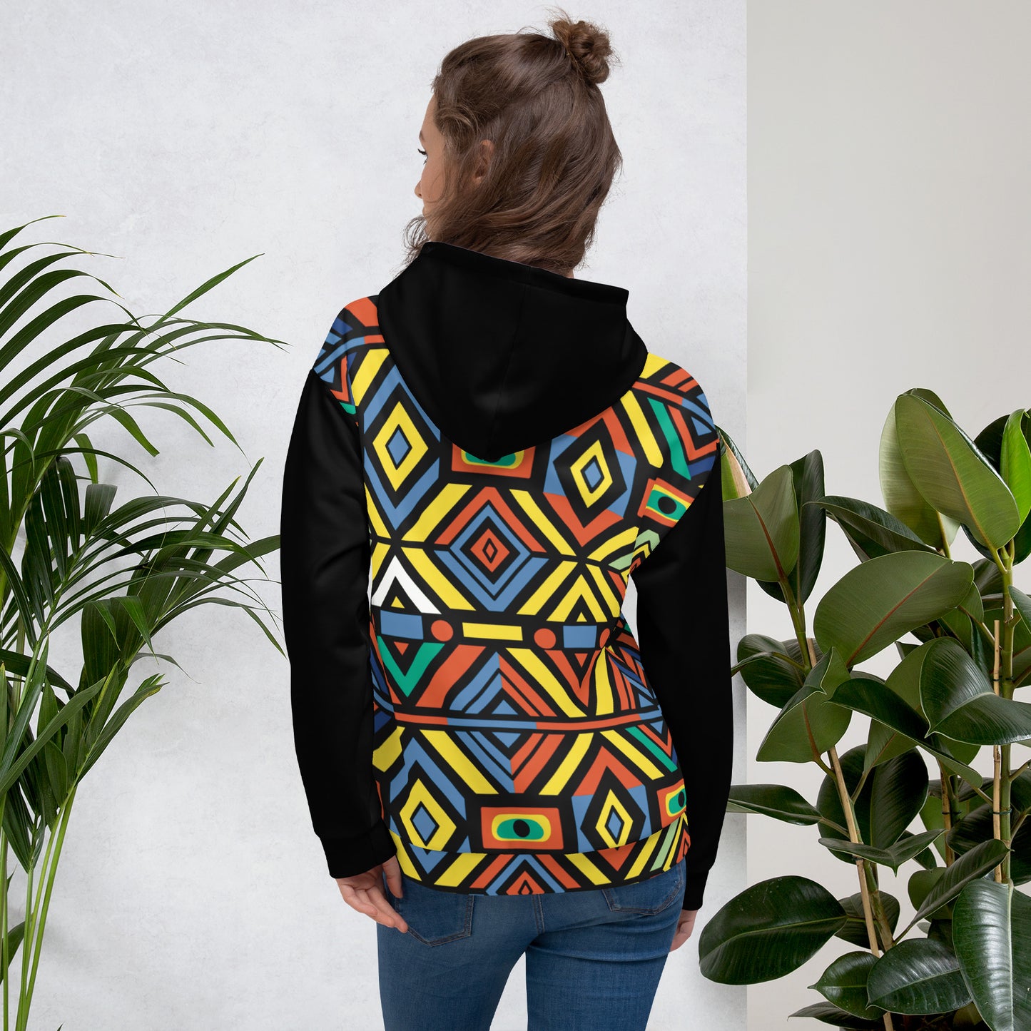 Unisex Hoodie | Afro Print Ndebele 3 | Dazz'Up Store