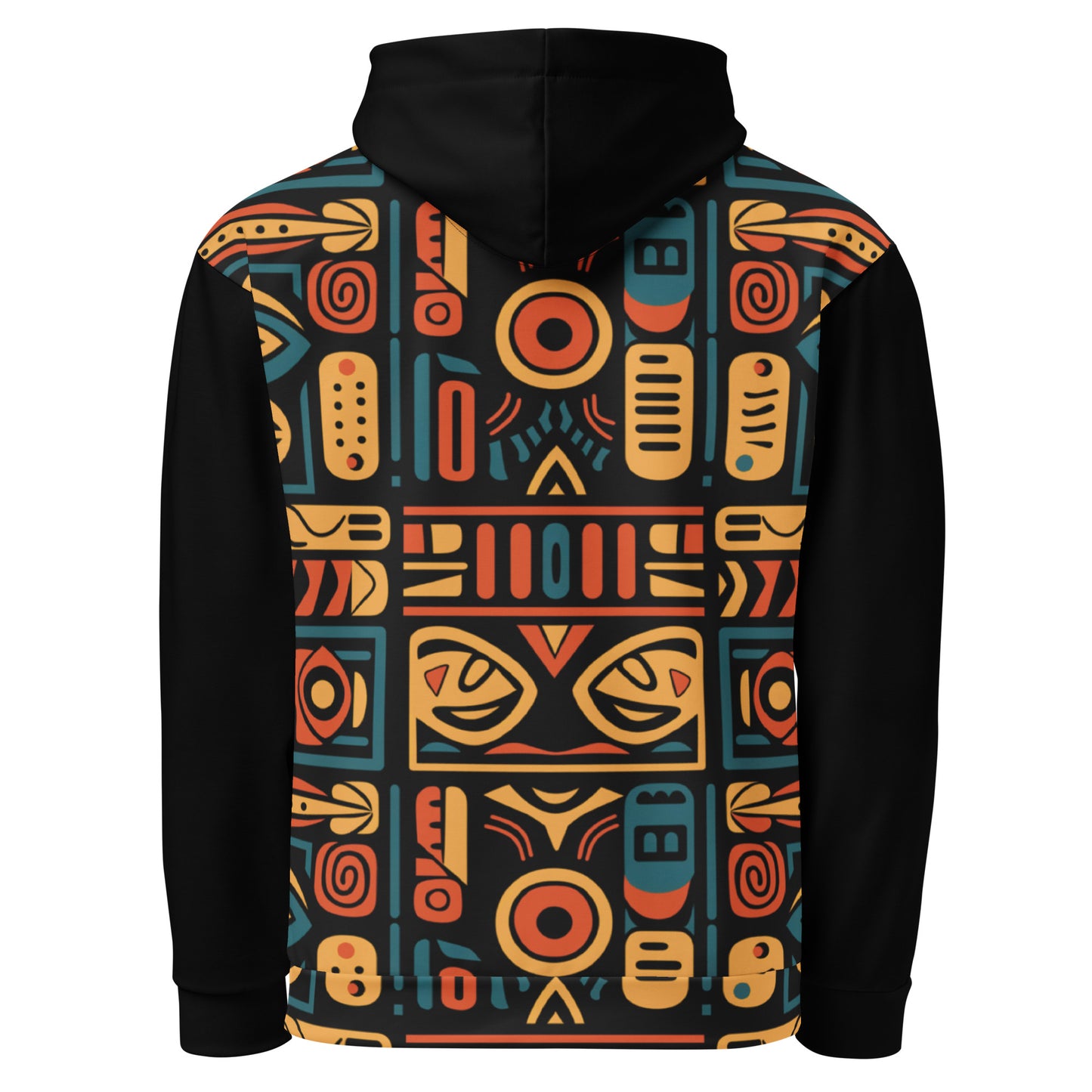 Unisex Hoodie | Afro Print Ndebele 4 | Black Dazz'Up Store