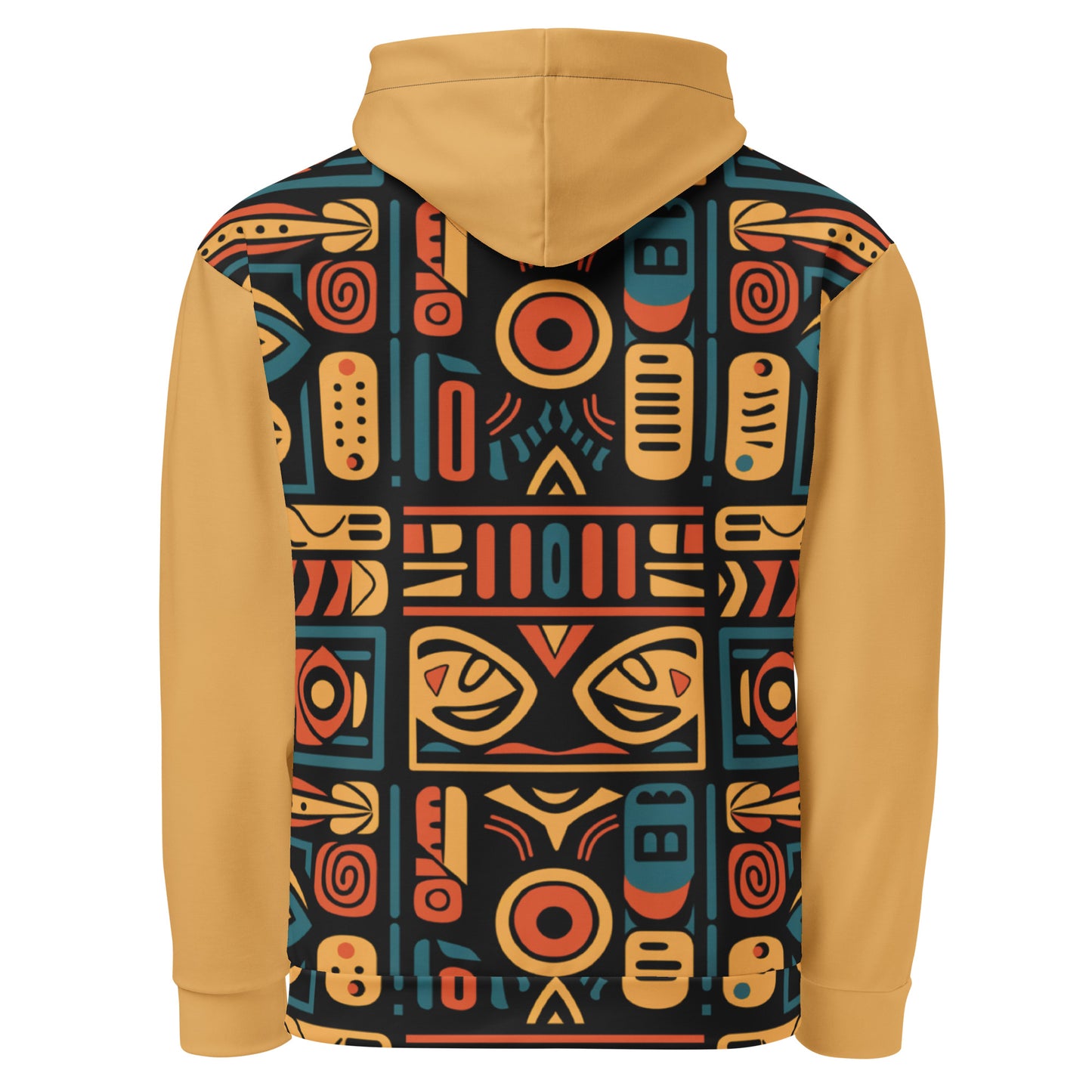 Unisex Hoodie | Afro Print Ndebele 4 | Yellow Dazz'Up Store