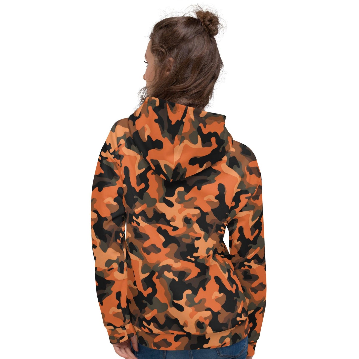 Unisex Hoodie | Camouflage Orange Dazz'Up Store