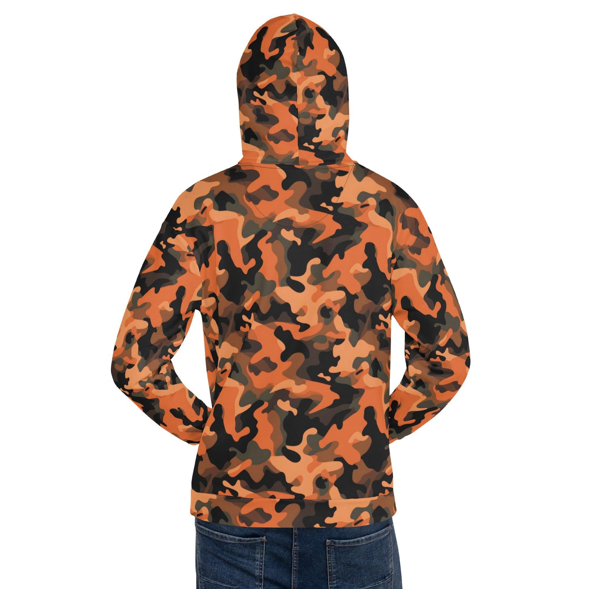 Unisex Hoodie | Camouflage Orange Dazz'Up Store