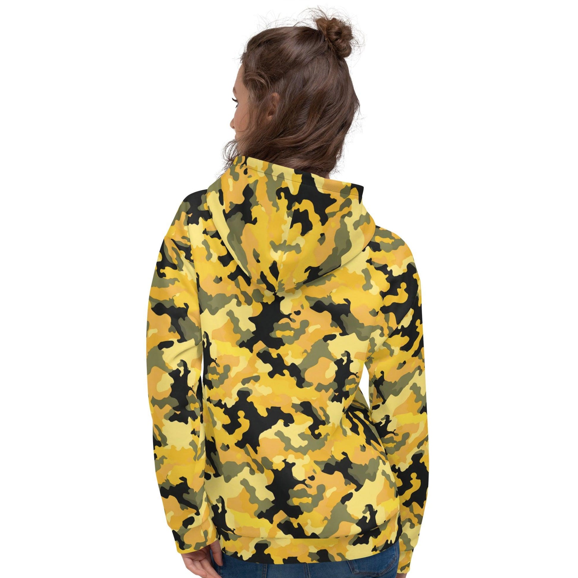 Unisex Hoodie | Camouflage Yellow Dazz'Up Store