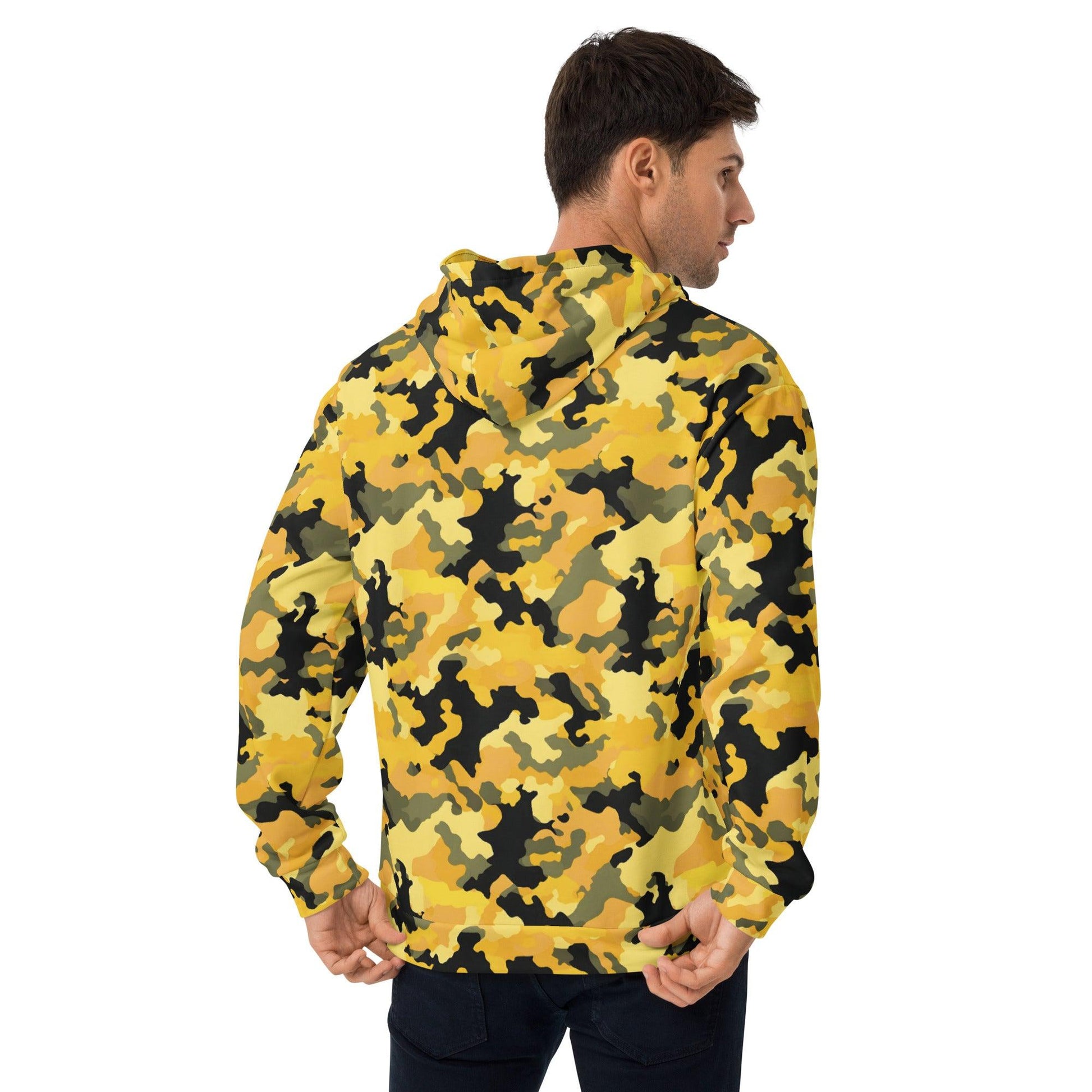 Unisex Hoodie | Camouflage Yellow Dazz'Up Store