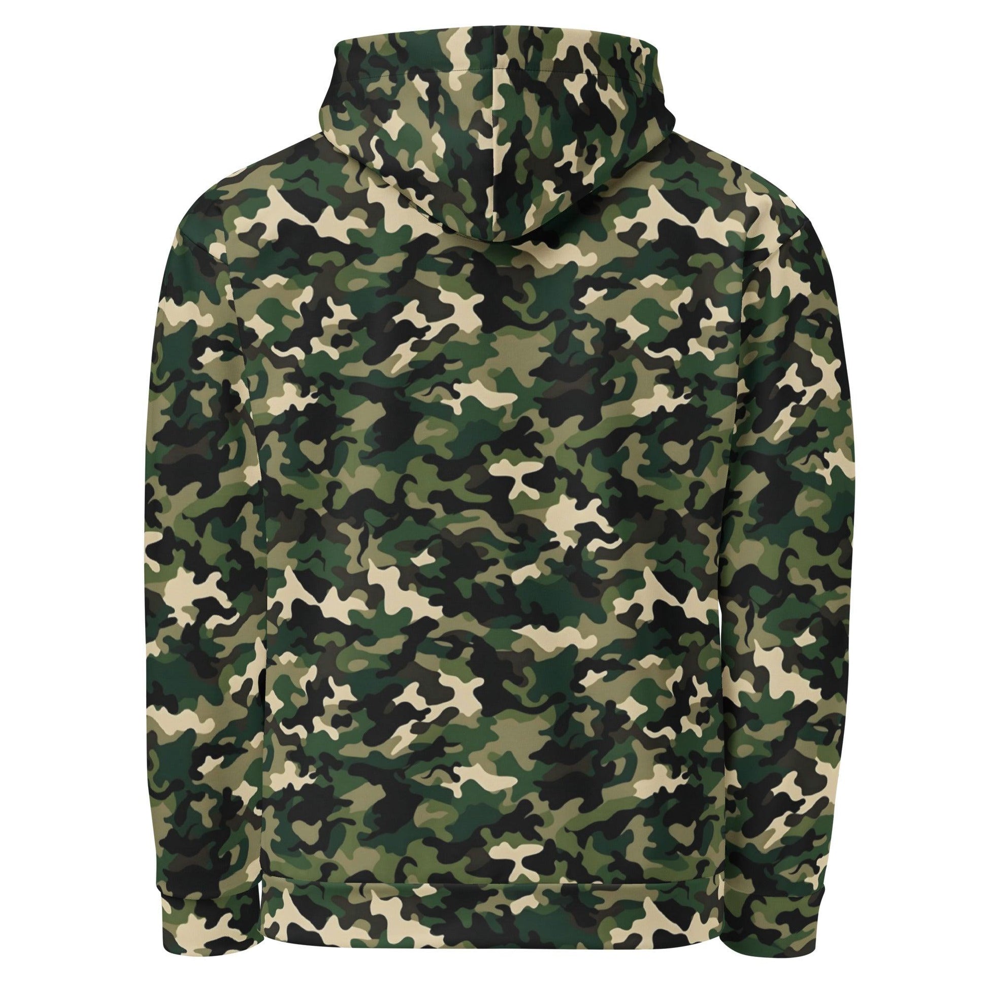 Unisex Hoodie | Green Camouflage Dazz'Up Store