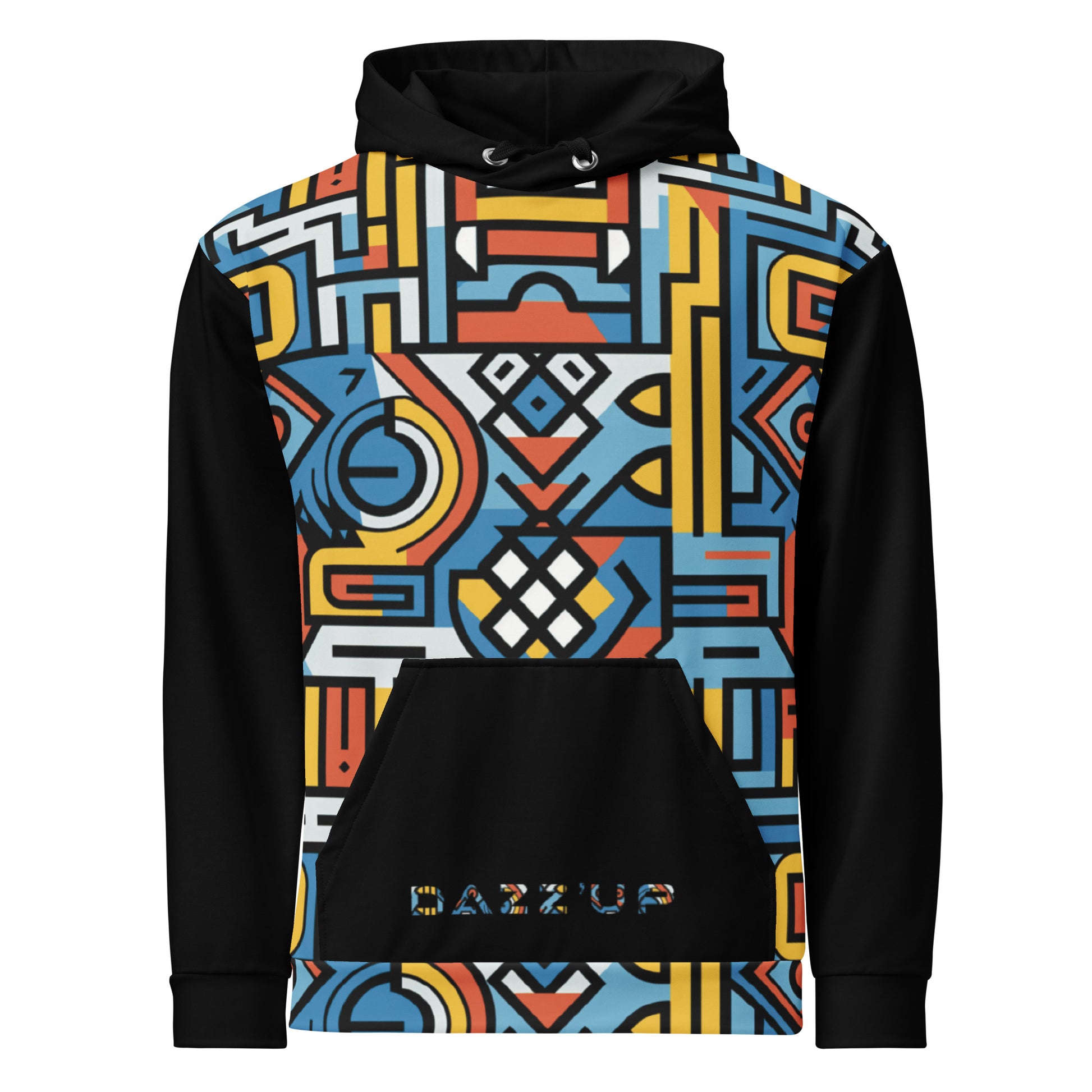 Unisex Hoodie | Ndebele 1 | Black Dazz'Up Store