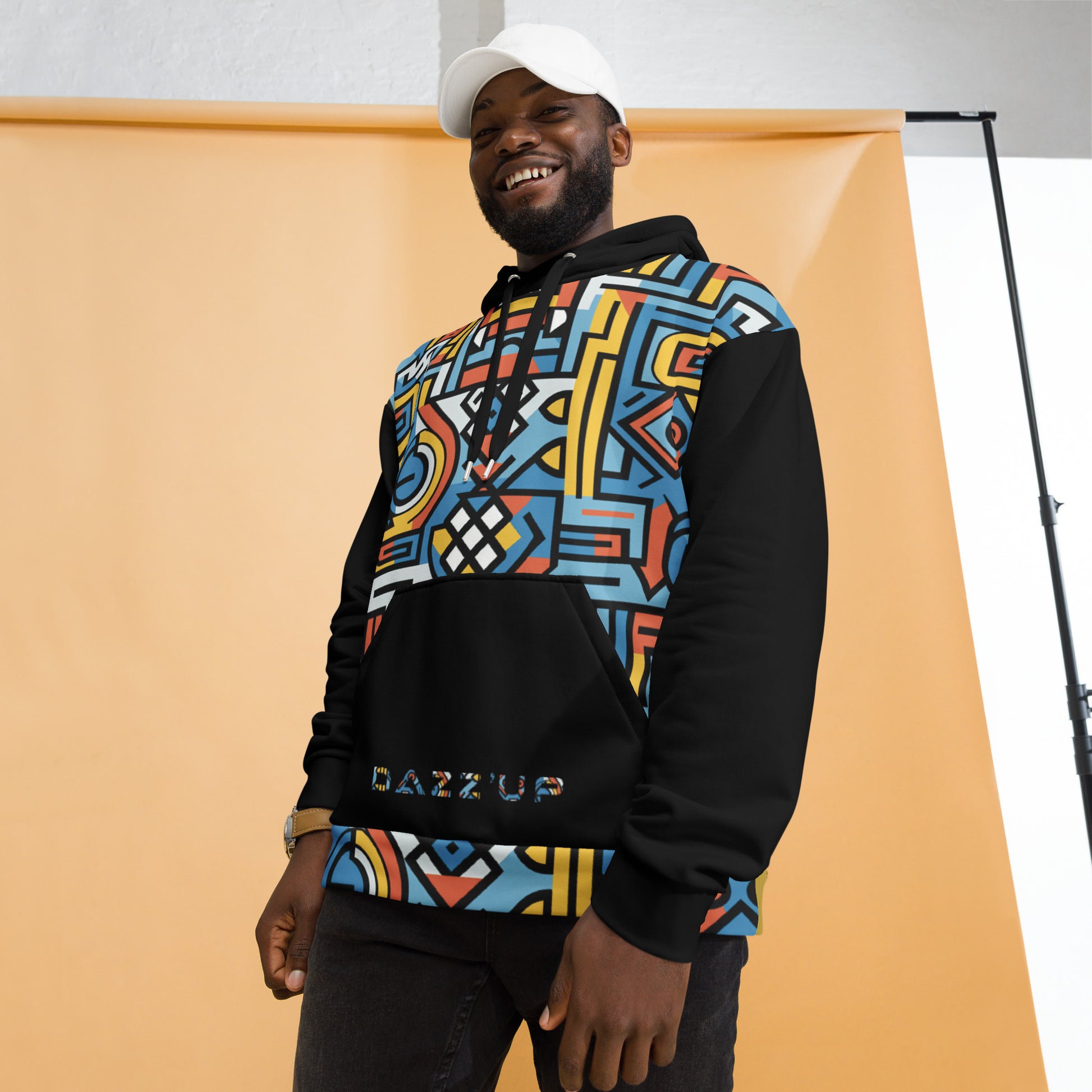 Unisex Hoodie | Ndebele 1 | Black Dazz'Up Store