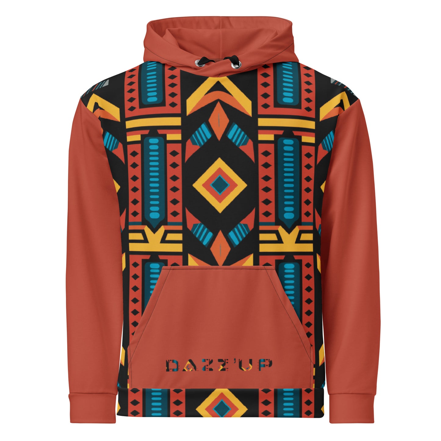 Unisex Hoodie. | Ndebele 2 | Red Dazz'Up Store