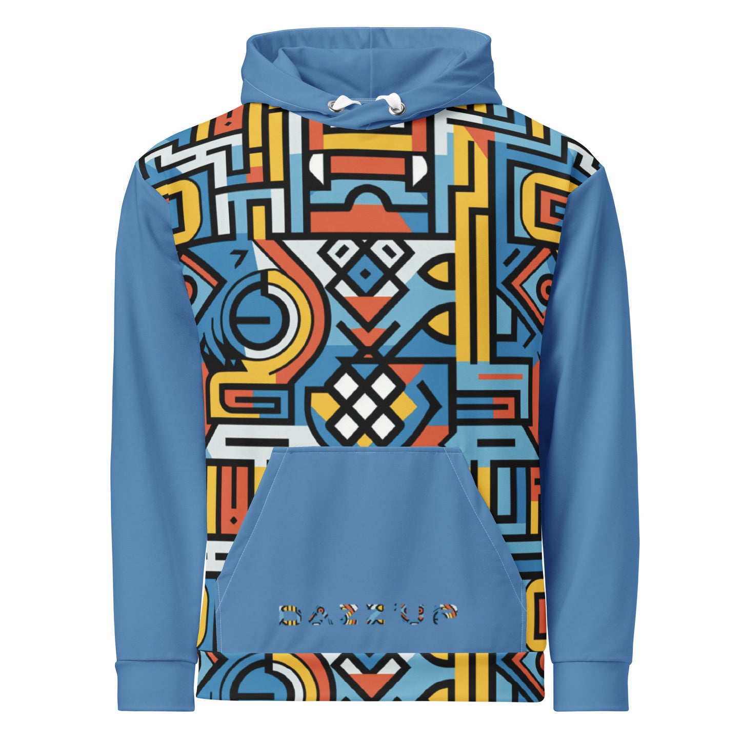 Unisex Hoodie | Ndebele 1 | Blue Dazz'Up Store