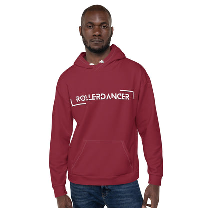 Unisex Hoodie | Rollerdancer | Burgundy Dazz'Up Store