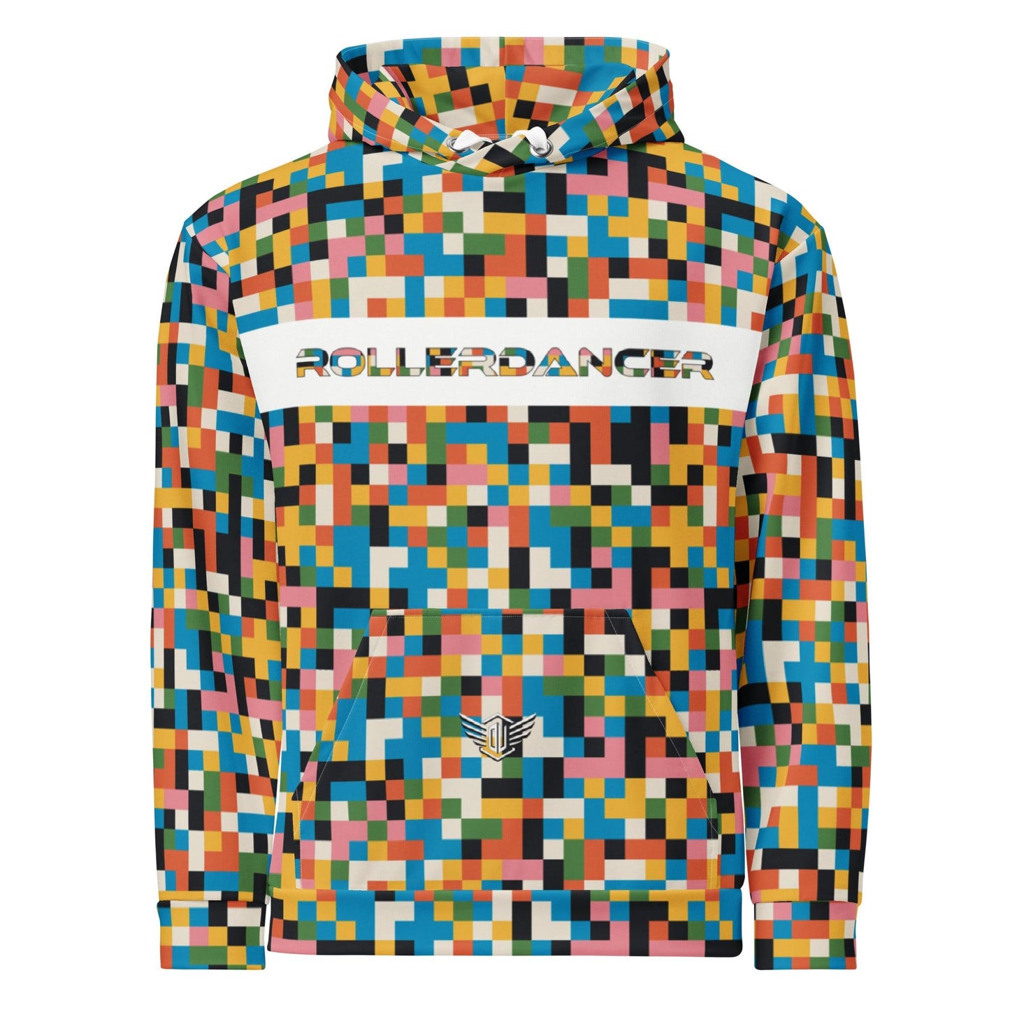 Unisex Hoodie | Rollerdancer Pixels Dazz'Up Store