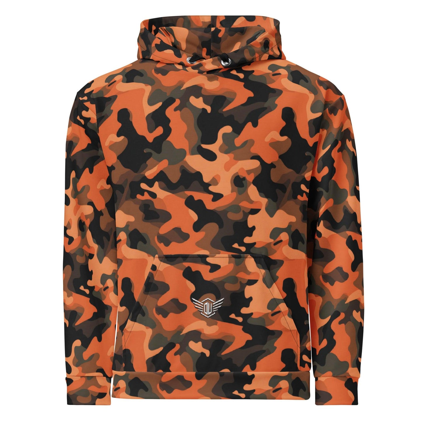 Unisex Hoodie | Camouflage Orange Dazz'Up Store