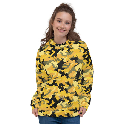 Unisex Hoodie | Camouflage Yellow Dazz'Up Store