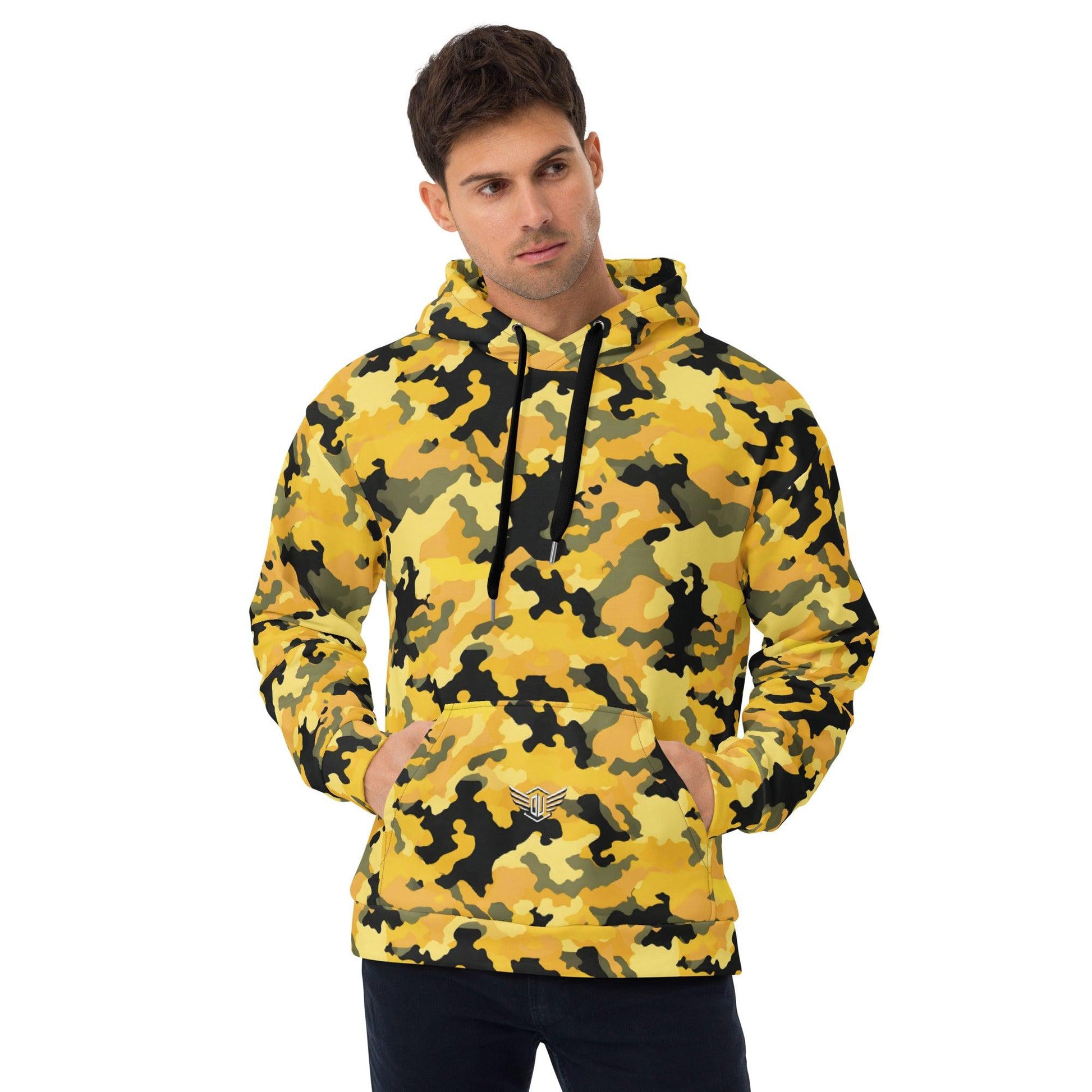 Unisex Hoodie | Camouflage Yellow Dazz'Up Store