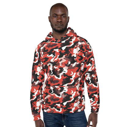 Unisex Hoodie | Camouflage Red Dazz'Up Store